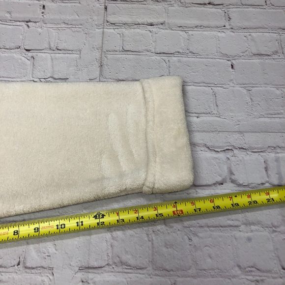 Ralph Lauren Women Polyester Fleece Bath Robe Size Extra Large White B220 -11 - Picture 6 of 15